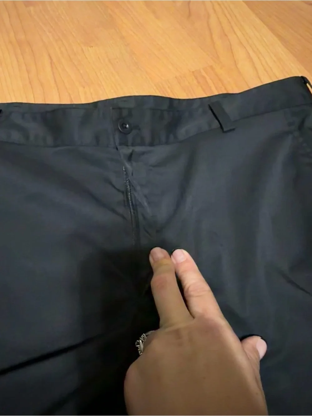 Nike Golf Dri-FIT Black Flat Front Stretch Pants Regular Fit 36x30